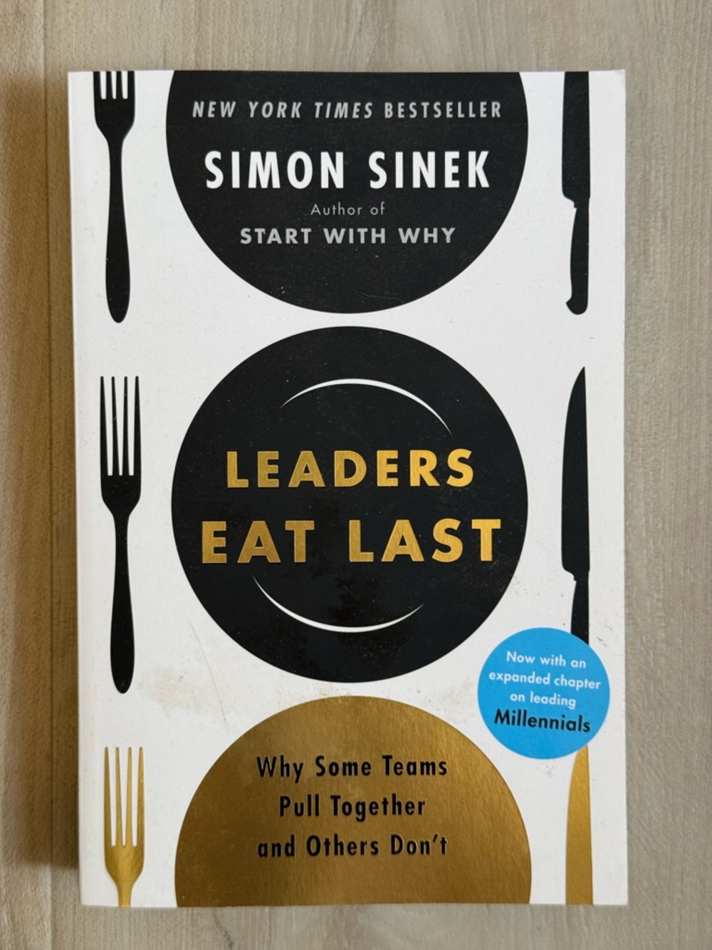 🔷 {3/$20} “Leaders Eat Last” By Simon Sinek - Paperback